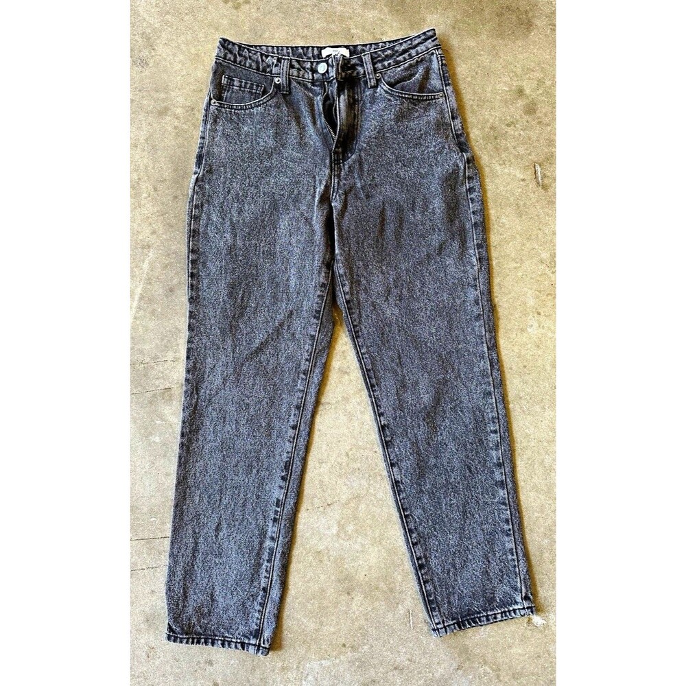 BDG Women’s Gray Charcoal Wash Skinny Jeans 26 High Rise Slim 5-Pocket Zip